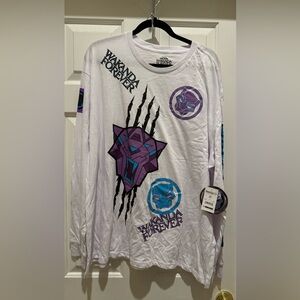 Wakanda Forever men’s long sleeve shirt size 3XL